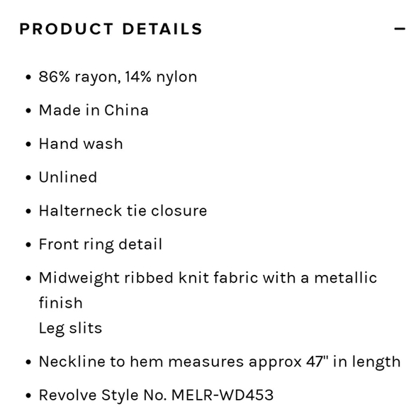 P R I C E ⬇️ Revolve x Michael Costello Metallic Gold Halter Midi Dress NWT - Picture 8 of 11